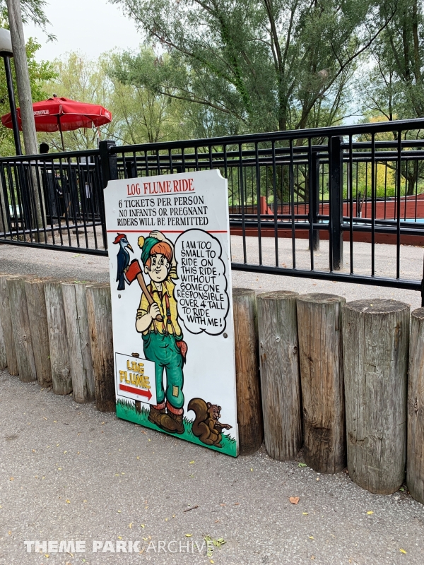 Log Flume Ride at Centreville Amusement Park