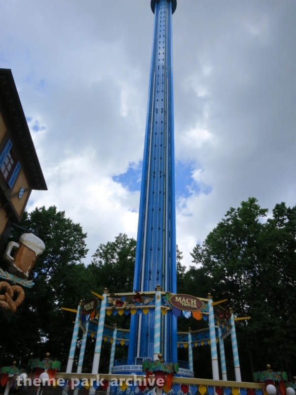 Mach Tower at Busch Gardens Williamsburg