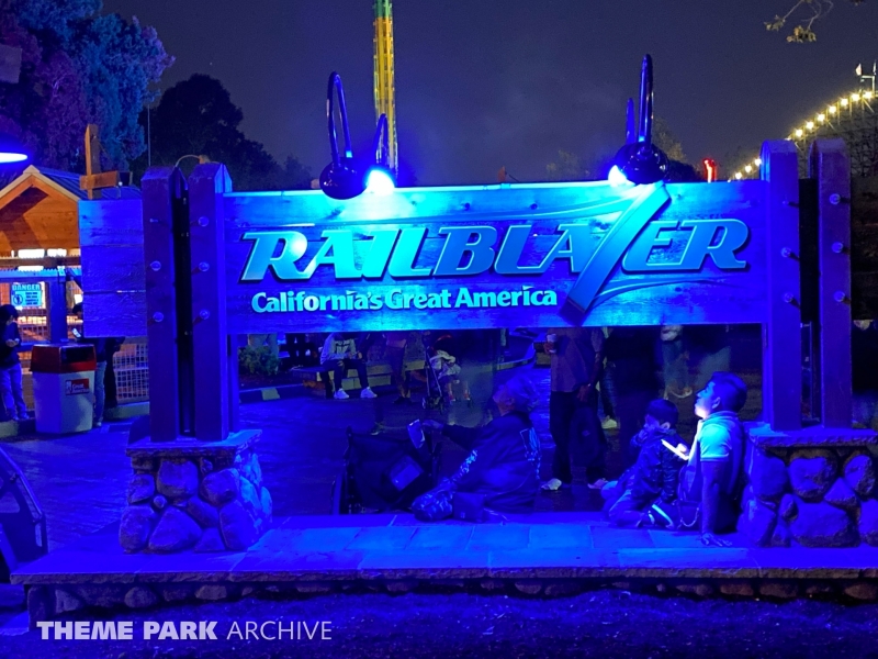 RailBlazer at California's Great America