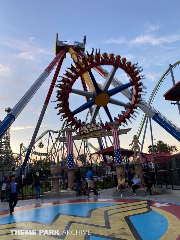 Wonder Woman Lasso of Truth at Six Flags Discovery Kingdom