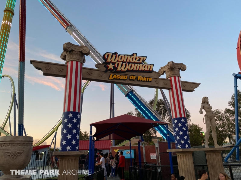 Wonder Woman Lasso of Truth at Six Flags Discovery Kingdom
