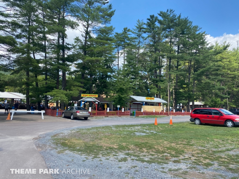 Parking at Knoebels Amusement Resort