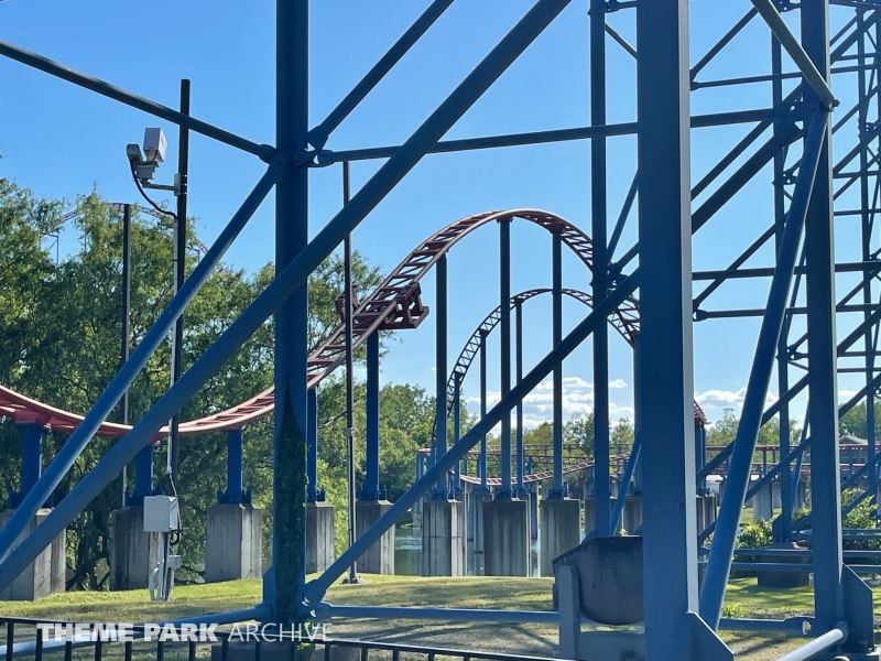 Ride of Steel at Six Flags Darien Lake