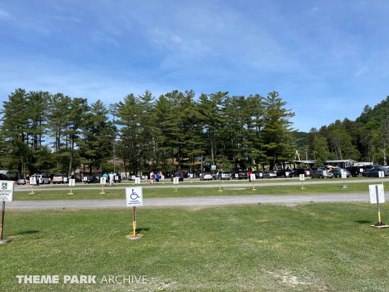 Parking at Knoebels Amusement Resort