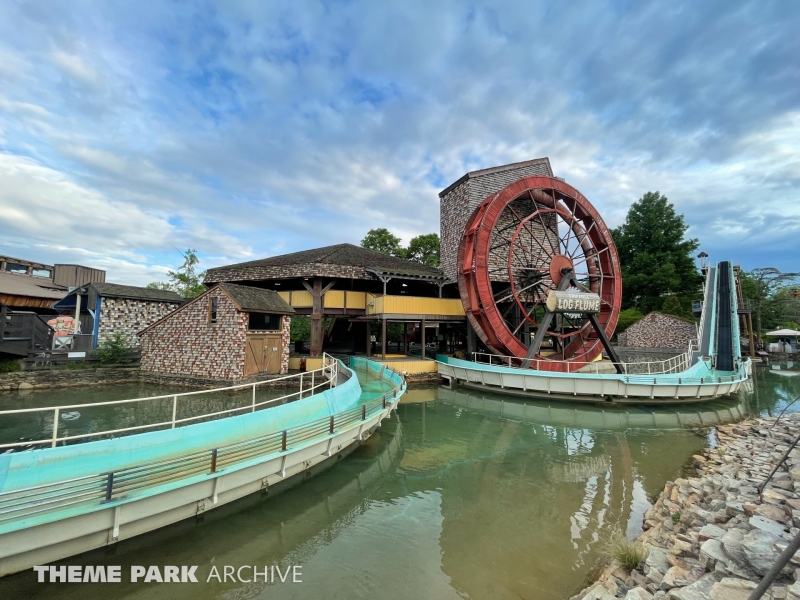 Saw Mill Log Flume at Six Flags Great Adventure