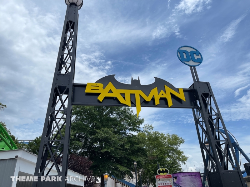 Batman The Ride at Six Flags Over Georgia