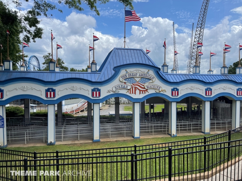 Great American Scream Machine at Six Flags Over Georgia