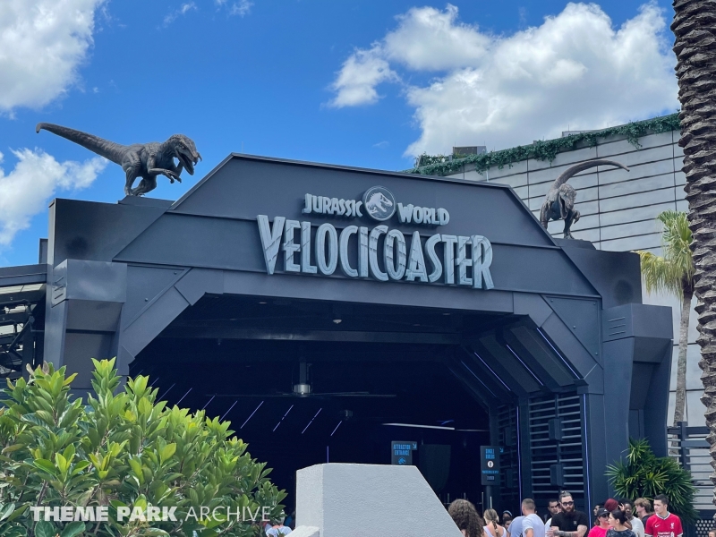 Jurassic World VelociCoaster at Universal Islands of Adventure