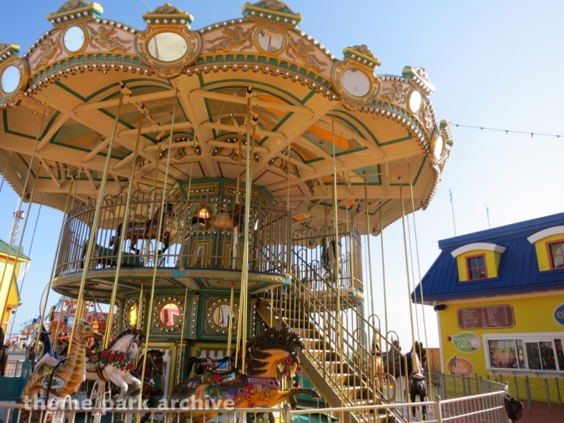 Double Decker Carousel at Galveston Island Historic Pleasure Pier