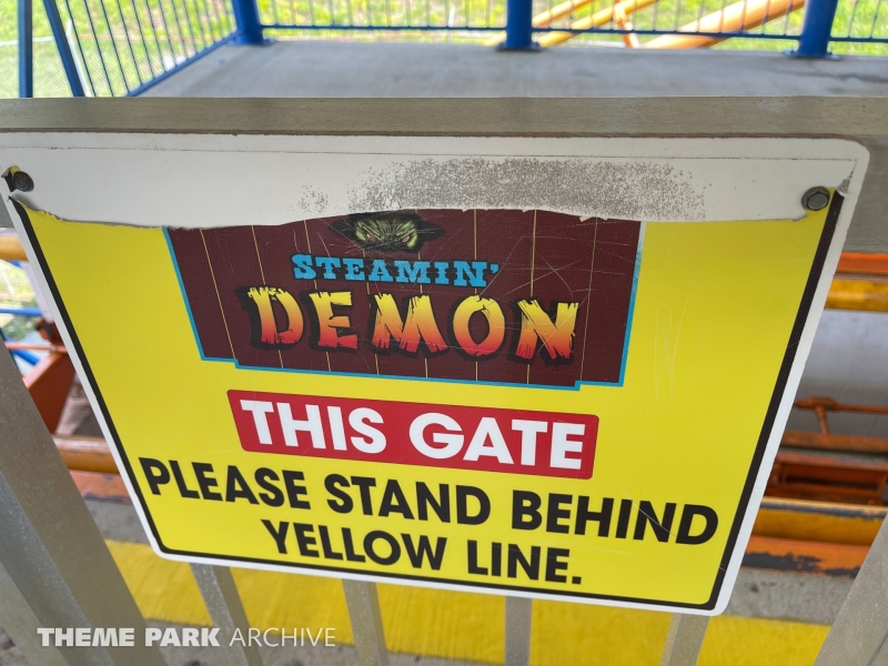 Steamin' Demon at Great Escape
