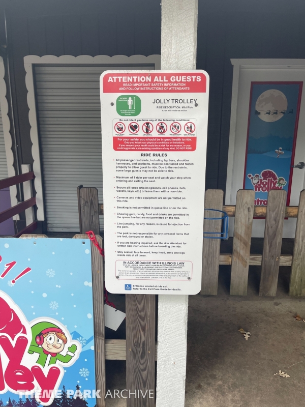 Jolly Trolley at Santa’s Village Amusement & Water Park
