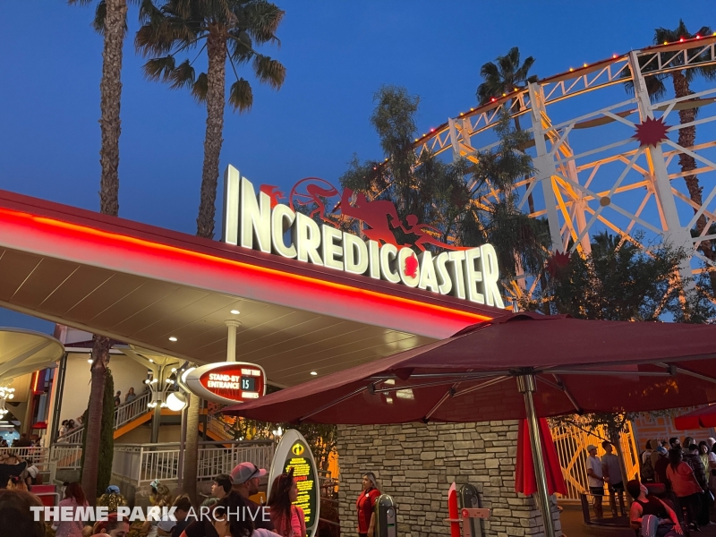 Incredicoaster at Disney California Adventure