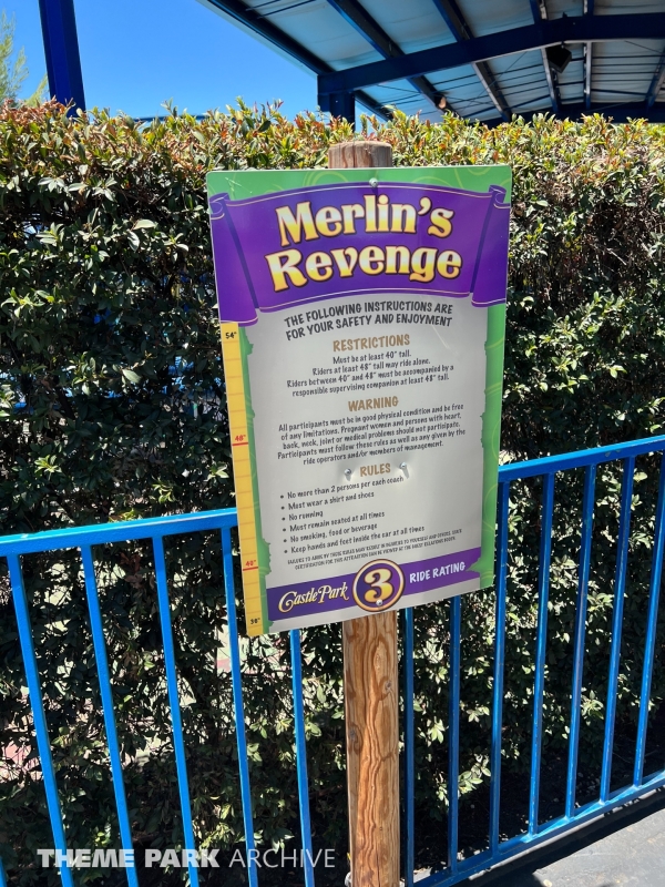 Merlin's Revenge at Castle Park
