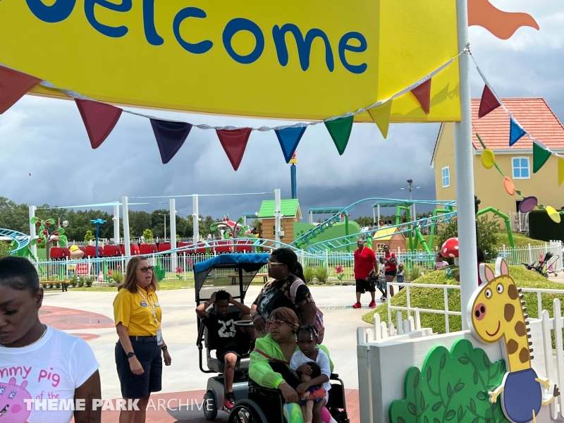 Daddy Pig's Roller Coaster at Peppa Pig Theme Park Florida