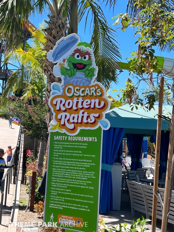 Oscar's Rotten Rafts at Sesame Place San Diego