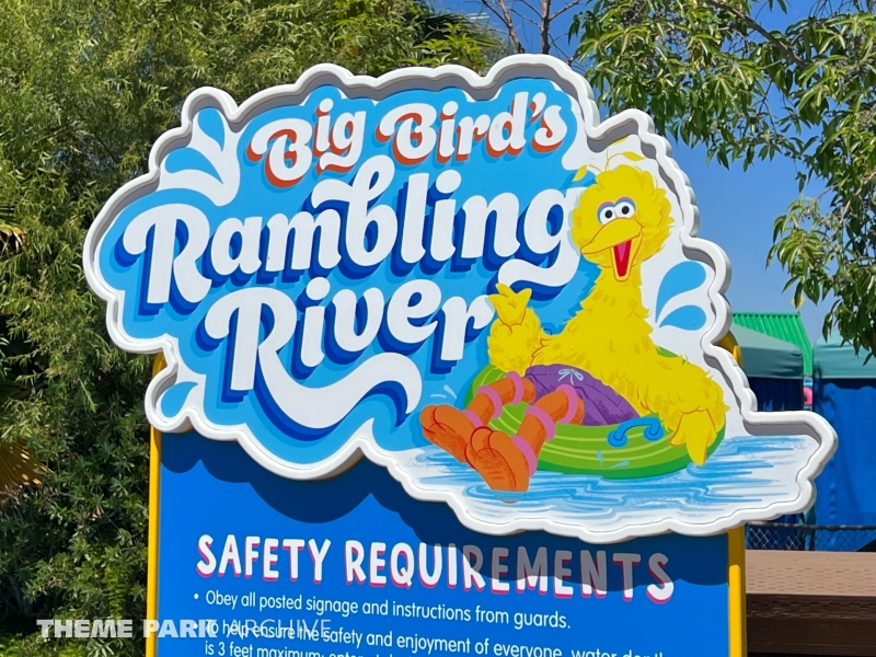 Big Bird's Rambling River at Sesame Place San Diego