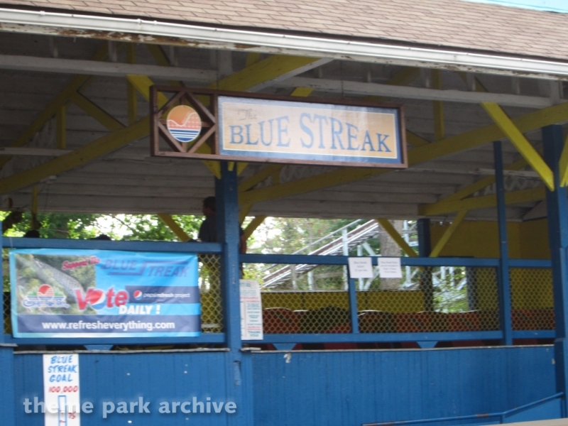 Blue Streak at Conneaut Lake Park