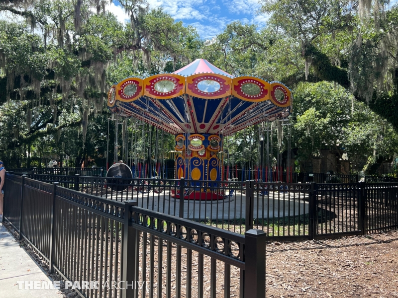 Flying Swings at Carousel Gardens Amusement Park