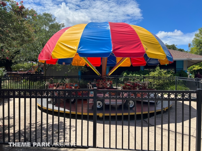 Umbrella Cars at Carousel Gardens Amusement Park
