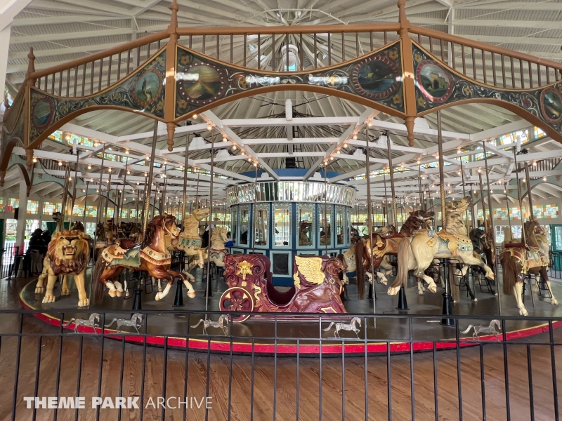 Carousel at Carousel Gardens Amusement Park