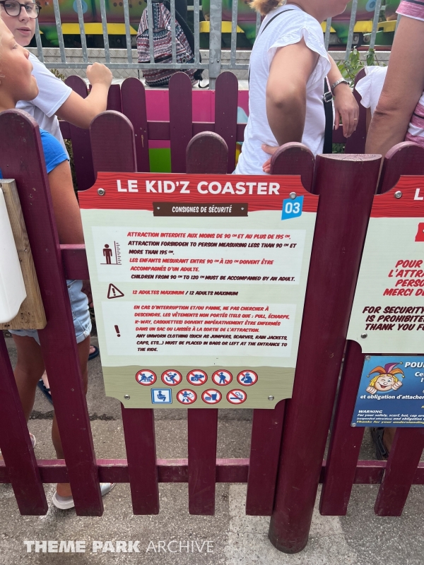 Le Kidz Coaster at Bagatelle