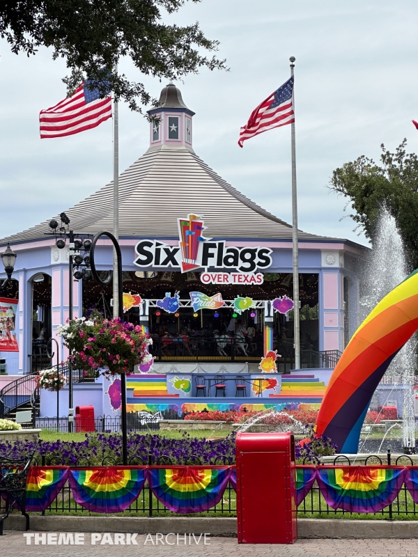 Silver Star Carousel at Six Flags Over Texas