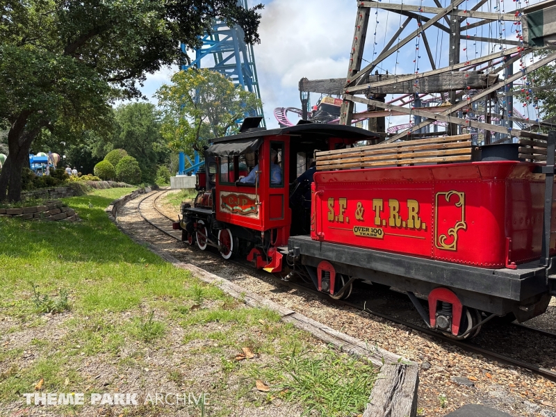 Train at Six Flags Over Texas