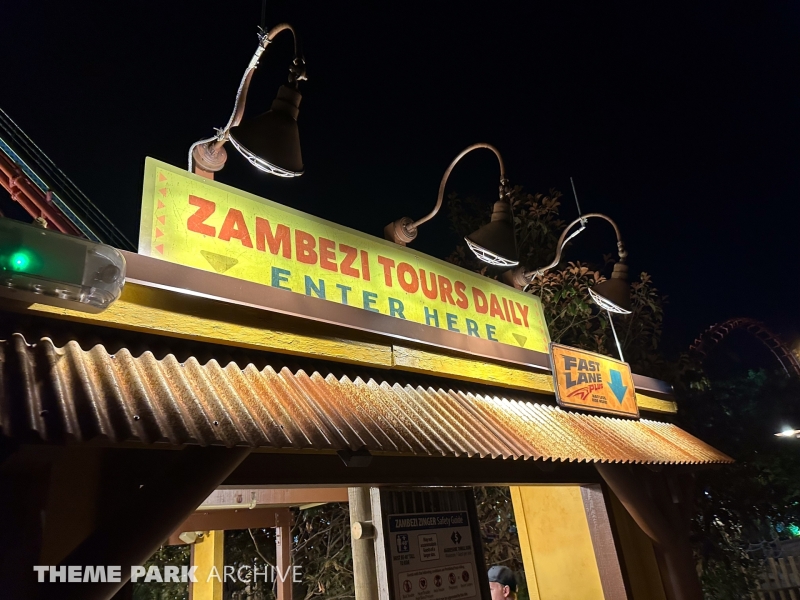 Zambezi Zinger at Worlds of Fun