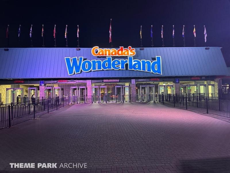 Entrance at Canada's Wonderland