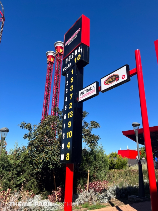 Thrill Towers at Ferrari Land