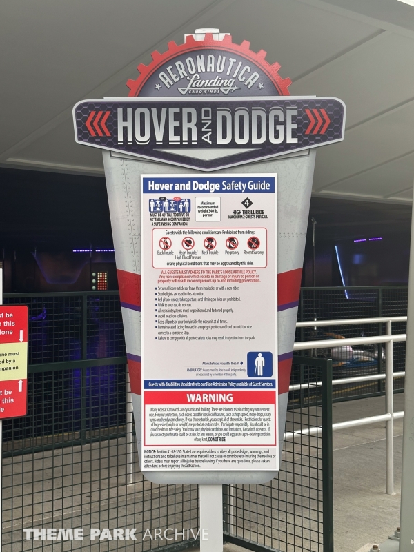 Hover and Dodge at Carowinds