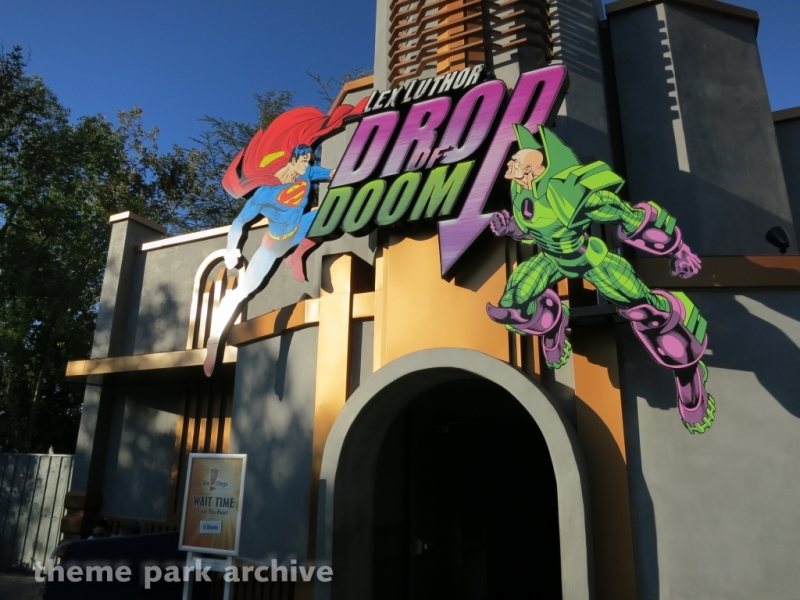 Lex Luthor Drop of Doom at Six Flags Magic Mountain