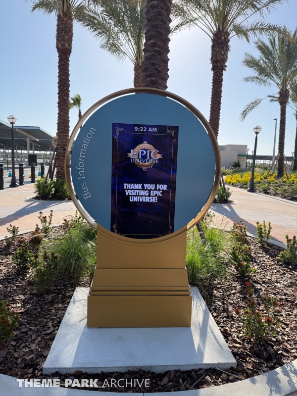 Parking at Universal Epic Universe