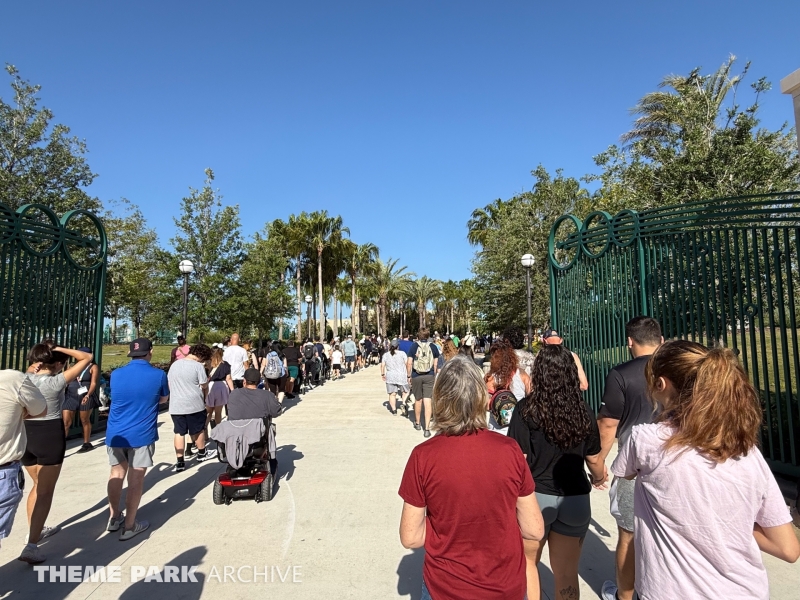 Entrance at Universal Epic Universe
