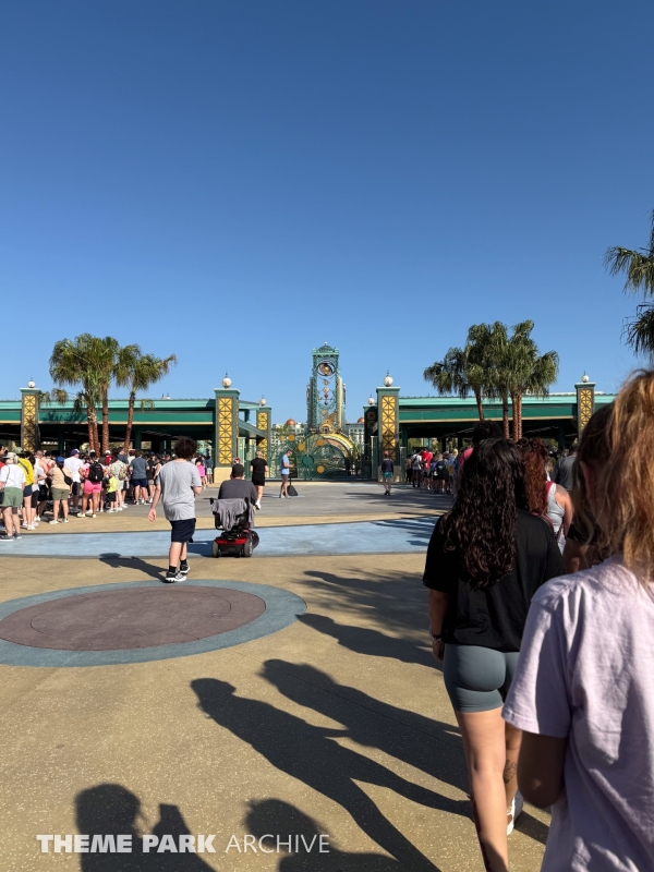 Entrance at Universal Epic Universe