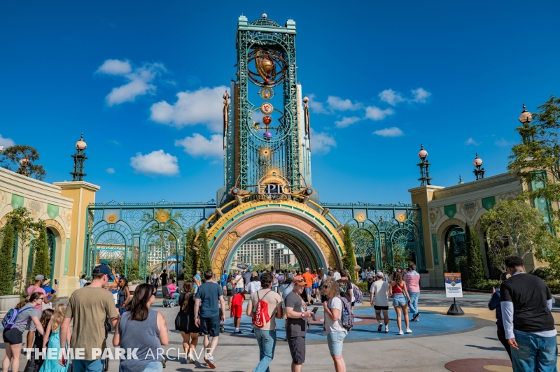 Entrance at Universal Epic Universe