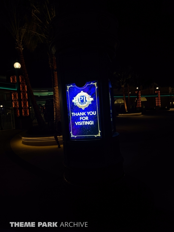 Entrance at Universal Epic Universe