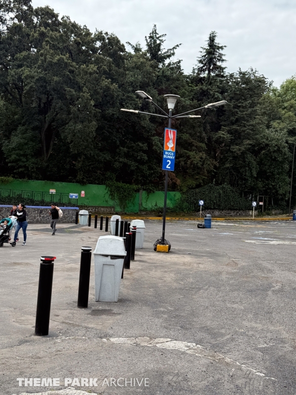 Parking at Six Flags Mexico