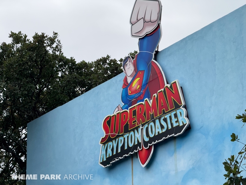 Superman Krypton Coaster at Six Flags Mexico