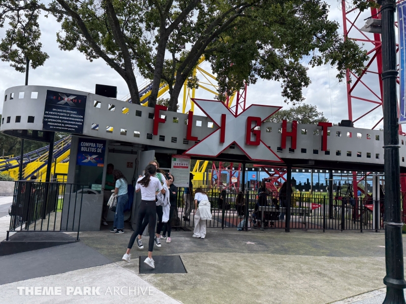 X Flight at Six Flags Mexico