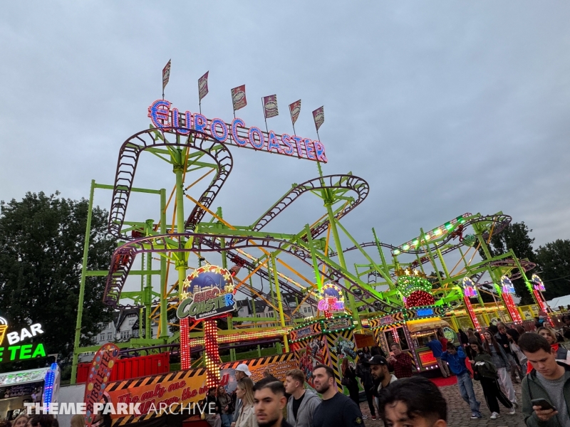 Euro Coaster at Rheinkirmes Funfair