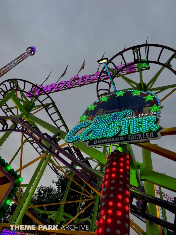 Euro Coaster at Rheinkirmes Funfair