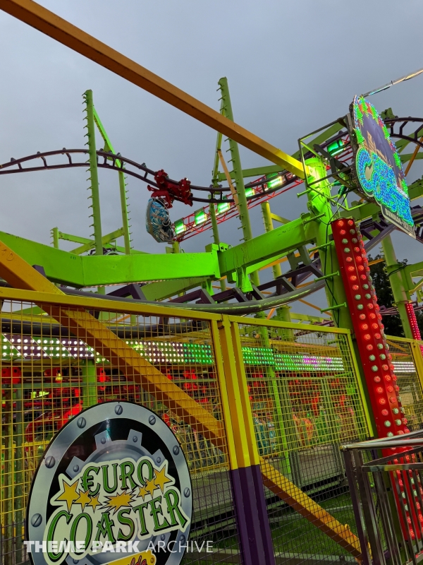 Euro Coaster at Rheinkirmes Funfair