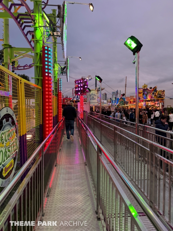 Euro Coaster at Rheinkirmes Funfair