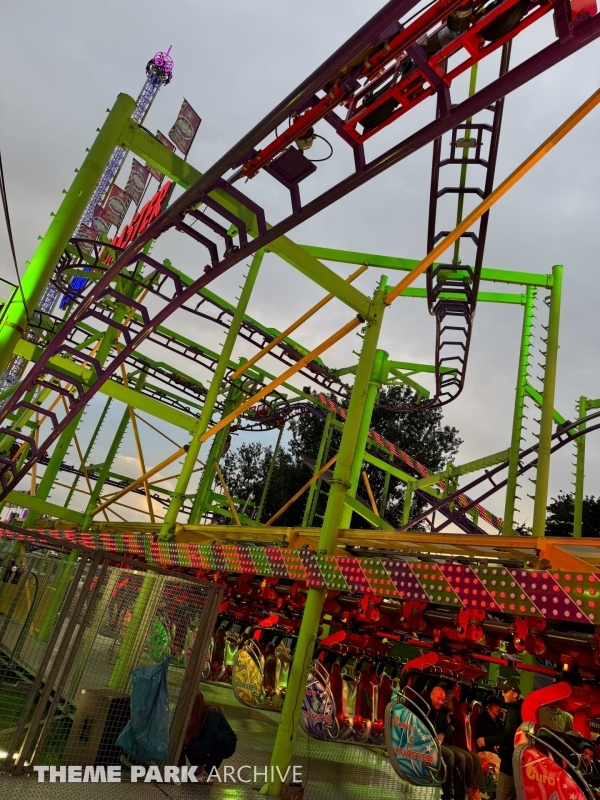 Euro Coaster at Rheinkirmes Funfair