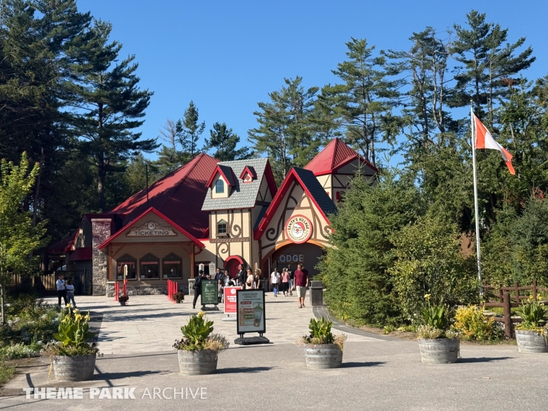 Entrance at Santa's Village Muskoka's Theme Park