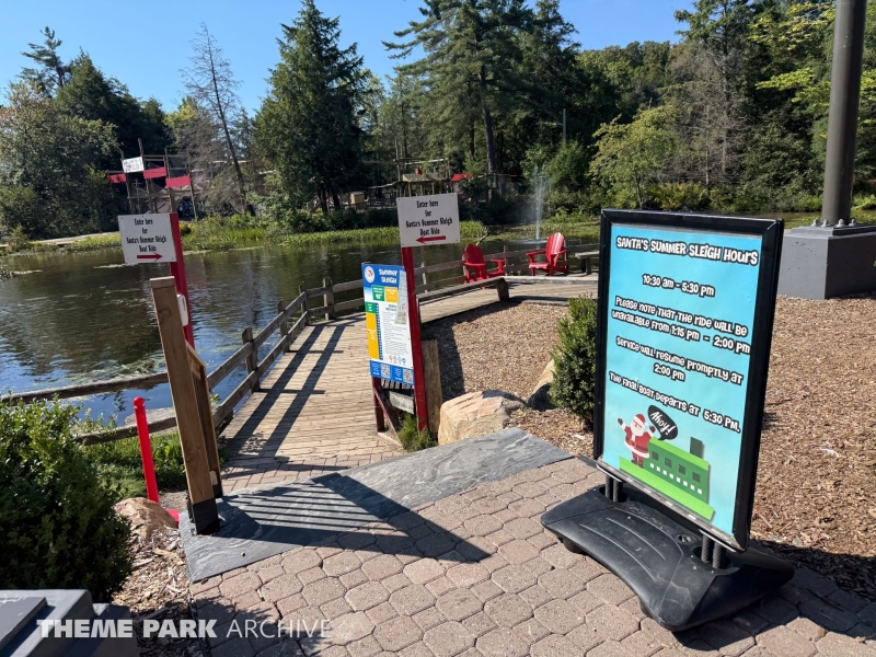 Santa's Summer Sleigh at Santa's Village Muskoka's Theme Park