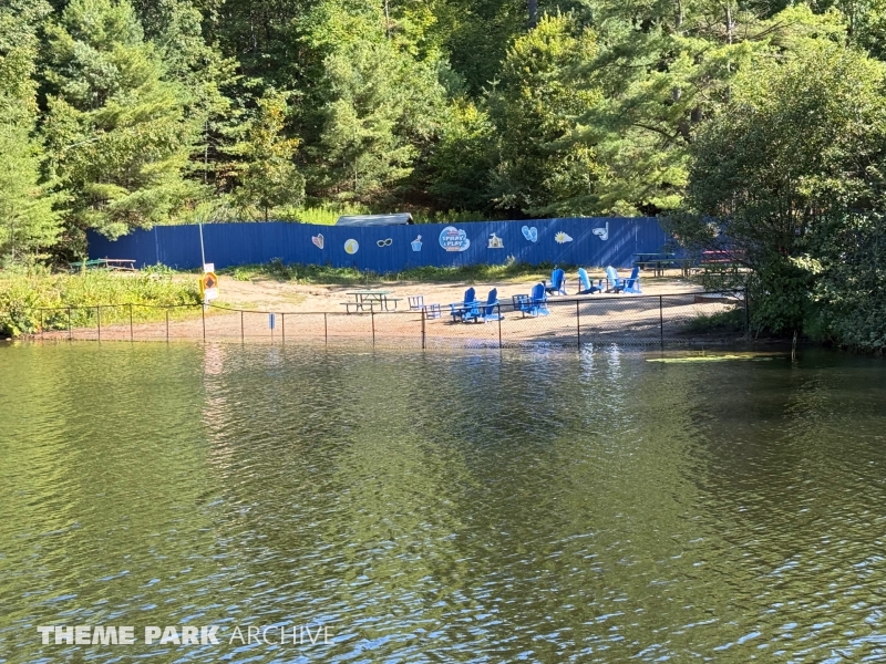 Santa's Spray and Play Zone at Santa's Village Muskoka's Theme Park