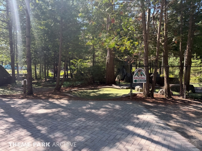 Birdies and Bogies Mini Golf at Santa's Village Muskoka's Theme Park