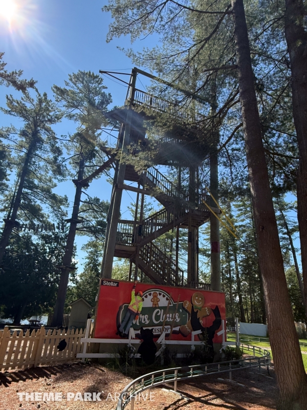 Zip Lines and Aerial Park at Santa's Village Muskoka's Theme Park